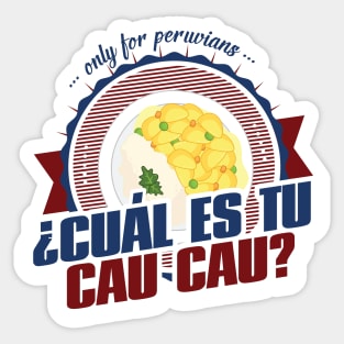 Peruvian Food Sticker